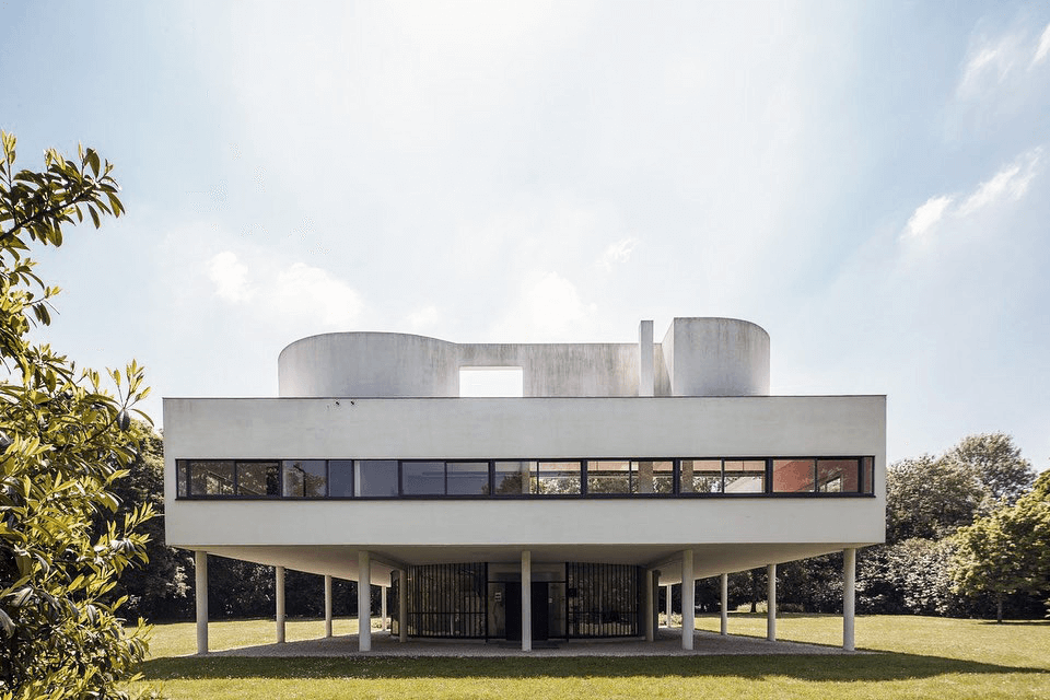 Foto de la Obra clave de Le Cobursier, Villa Savoye, Poissy, Francia (1928-1931)