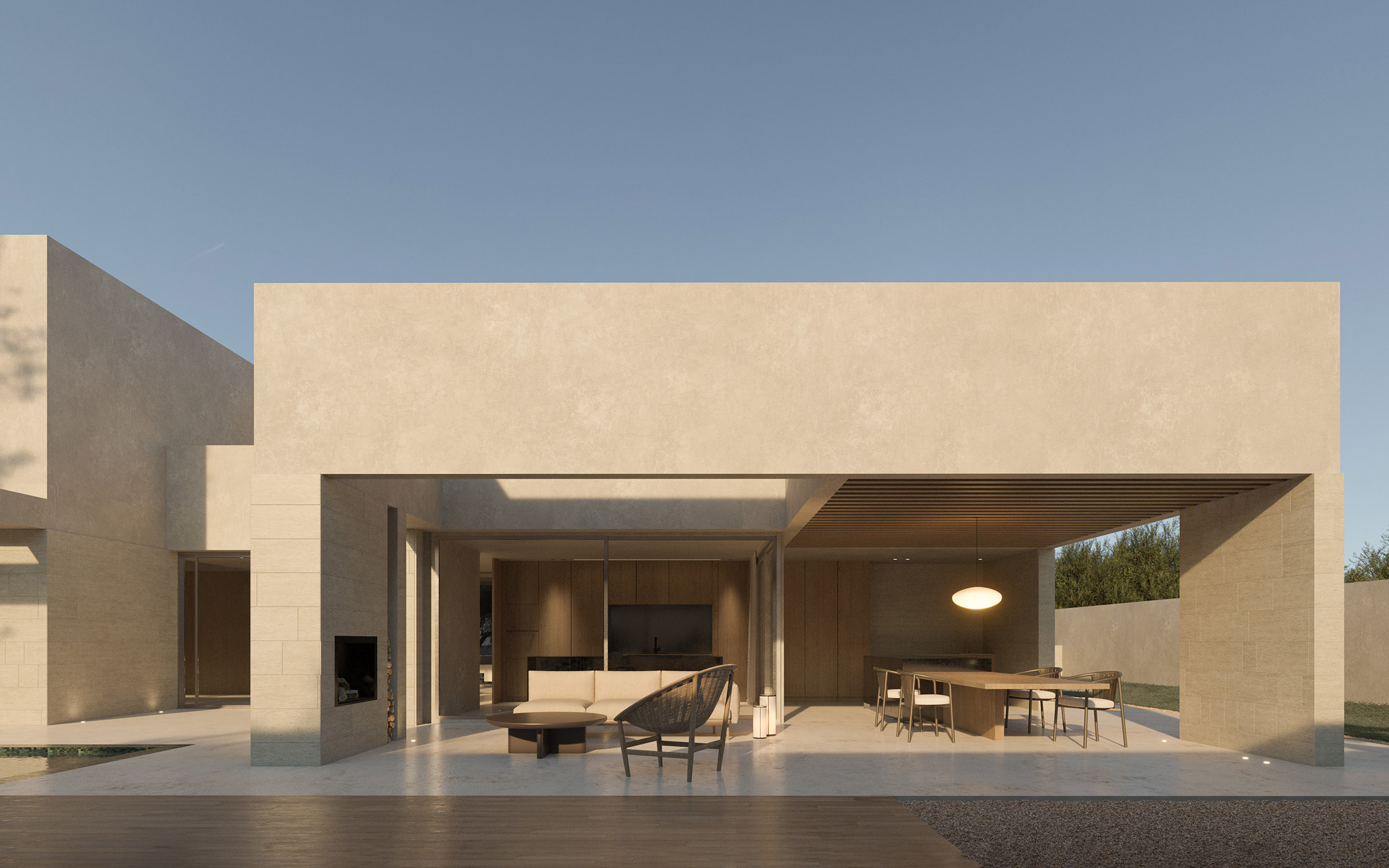 Foto de casa Gran Canaria, una vivienda unifamilliar de MOMP Estudo construída en Alfaz del Pí, en la Costa Blanca (Alicante)