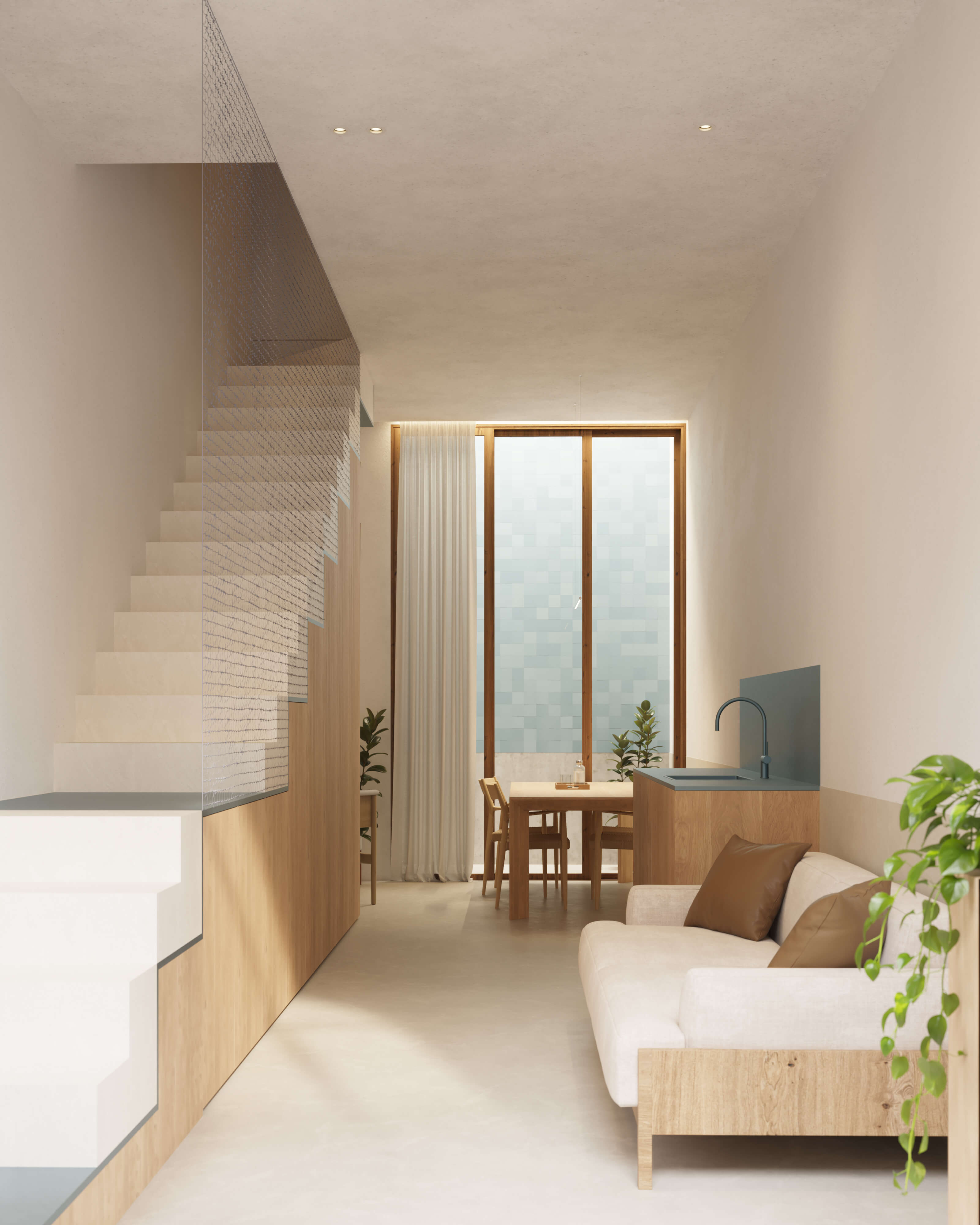 Foto de Casa Lozano, una de las casas que MOMP Estudio ha construido en Valencia para ilustrar el artículo Normativa urbanística en Valencia: lo que debes saber antes de construir.